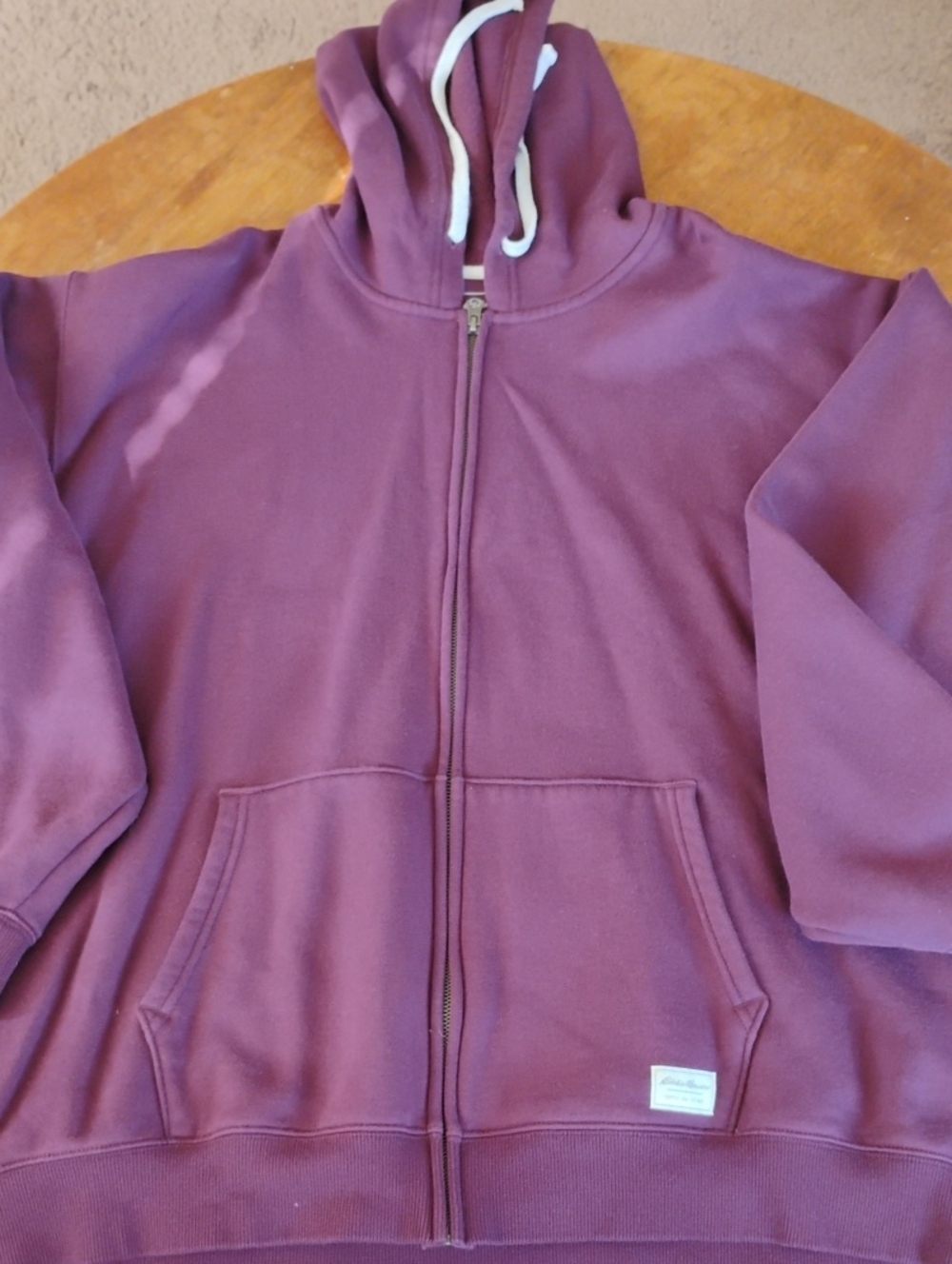Eddie Bauer Men's 2XL Full-Zip Hoodie Worn Only Once